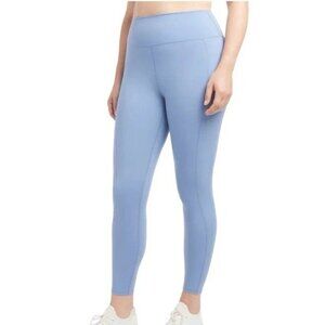 NWT Danskin Women's L Blue Lightweight Tight Nylon/Spandex Leggings